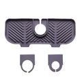 Self Draining Soap Bar Holder Silicone Kitchen Sink Soap Dish Sponge Tray Counter Caddy Organizer for Dish Soap Dispenser