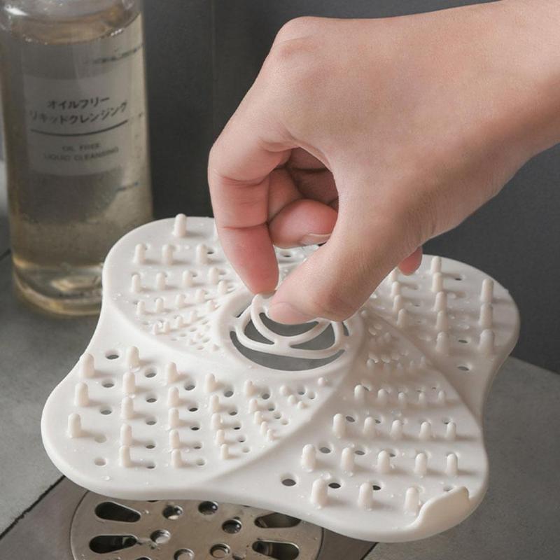 Fan shape Silicone Floor Drain Kitchen Sink