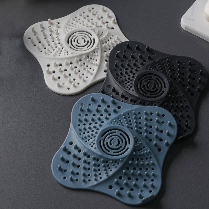 Fan shape Silicone Floor Drain Kitchen Sink