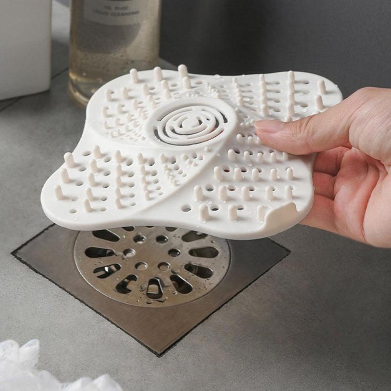Fan shape Silicone Floor Drain Kitchen Sink